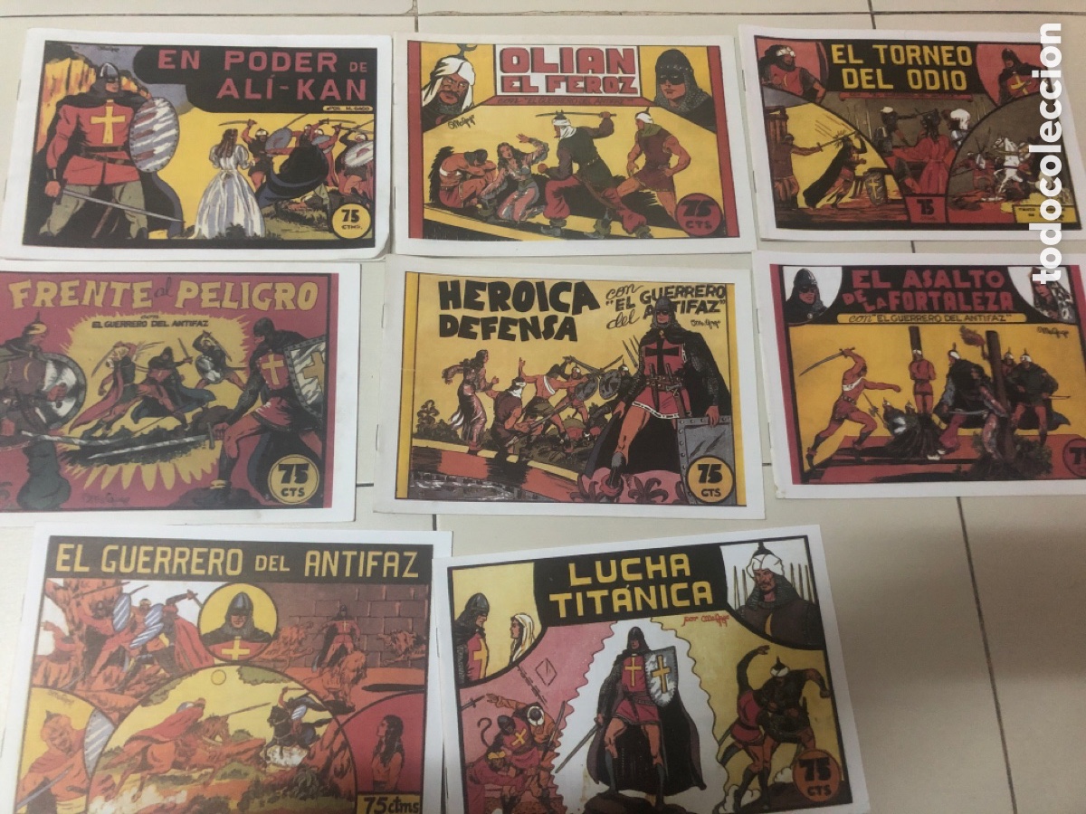 Tebeos: 8 tebeos de EL GUERRERO DEL ANTIFAZ - Foto 1