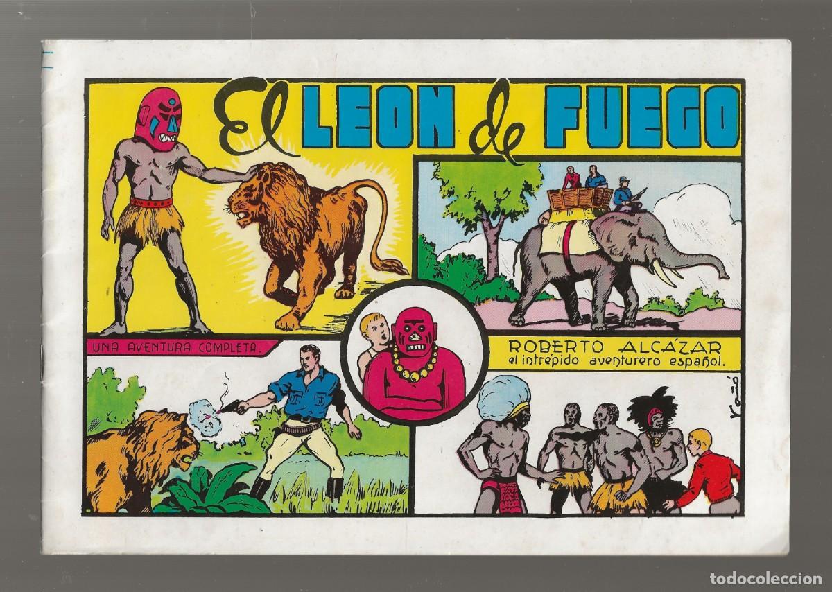 Livros de Banda Desenhada: ROBERTO ALCAZAR Y PEDRIN N&ordm; 39 - EL LEON DE FUEGO - VALENCIANA REEDICI&Oacute;N DE 1982