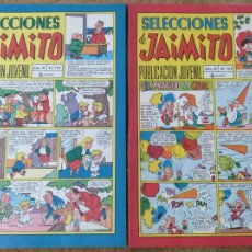 Tebeos: SELECCIONES DE JAIMITO Nº 123 Y 124 (VALENCIANA 1968) 2 TEBEOS.