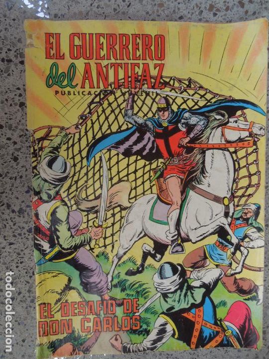 Livros de Banda Desenhada: EL GUERRERO DEL ANTIFAZ N&ordm; 212- EL DESAFIO DE DON CARLOS -1976 EDT VALENCIA