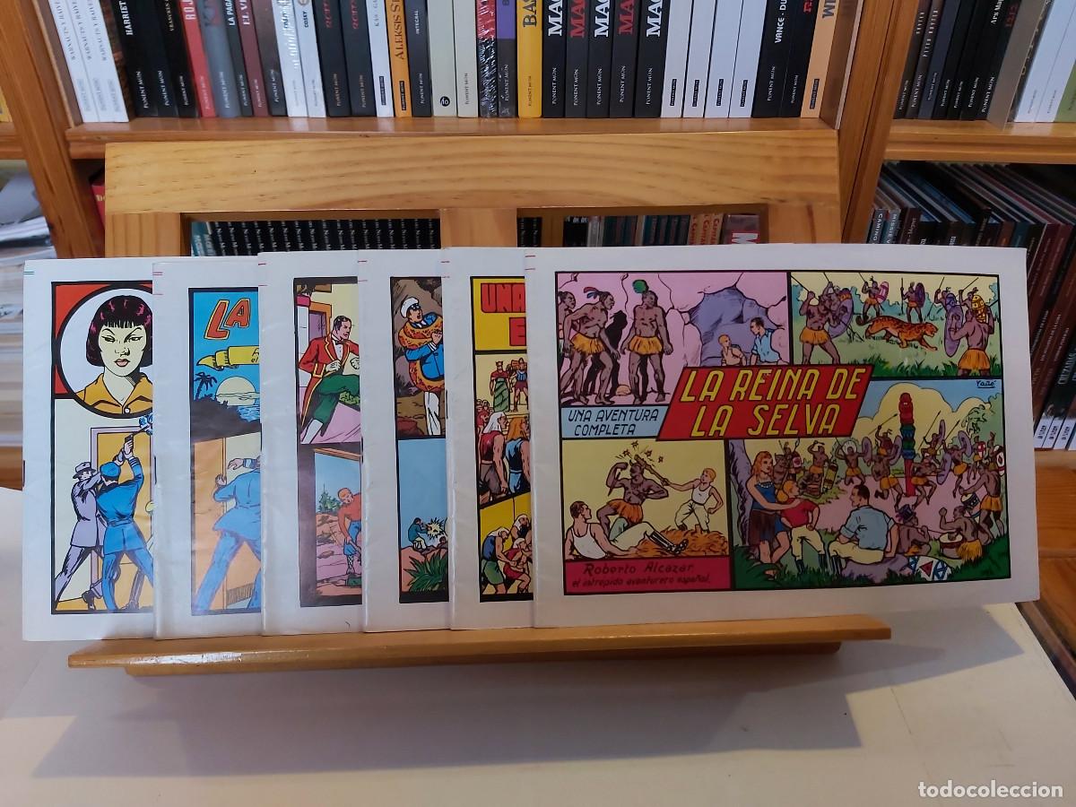 Livros de Banda Desenhada: * ROBERTO ALC&Aacute;ZAR Y PEDR&Iacute;N * LOTE N&ordm; 10, 11, 13, 14, 23, 31, 35 - REEDICI&Oacute;N VALENCIANA 1981 * 60Ptas
