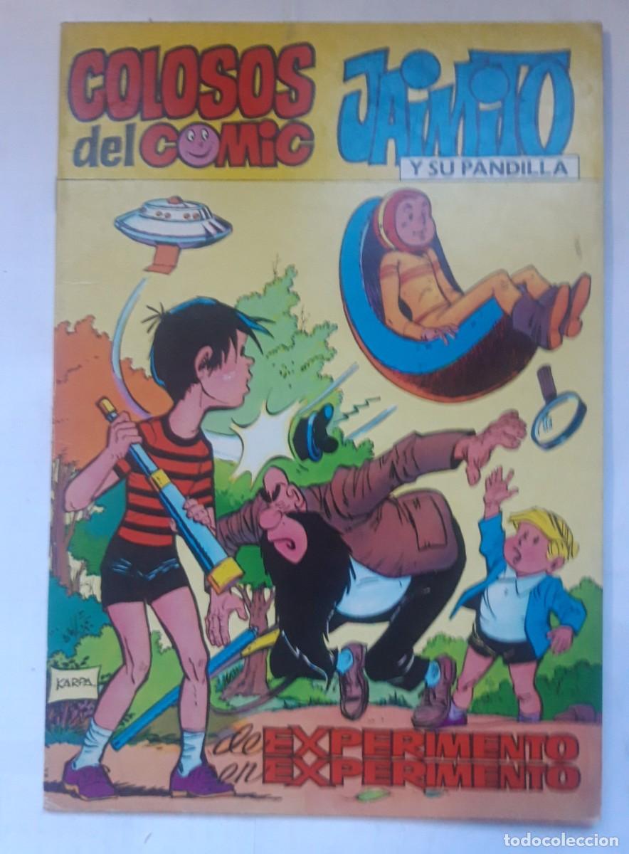 Tebeos: COLOSOS DEL COMIC- JAIMITO Y SU PANDILLA- DE EXPERIMENTO EN EXPERIMENTO - Foto 1