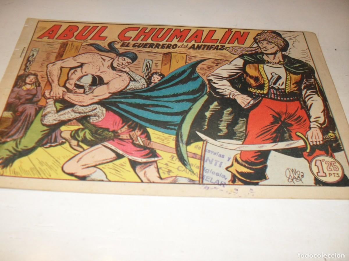 Giornalini: EL GUERRERO DEL ANTIFAZ 191 ABUL CHUMALIN,(DE 668).VALENCIANA,1944.DIBUJA M GAGO