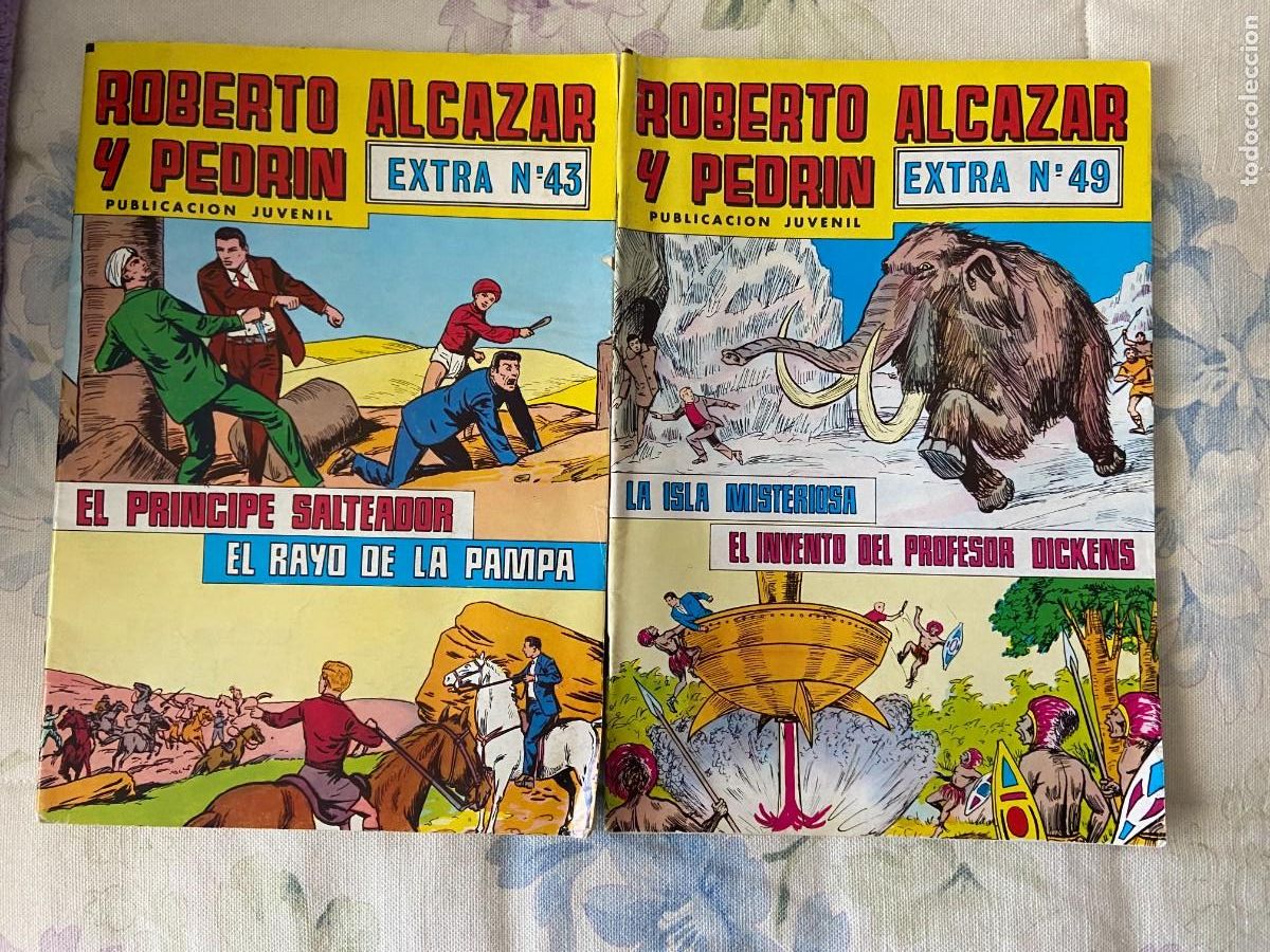 Tebeos: roberto alcazar y pedrin n&ordm; 43 y 49 se vendnen sueltos