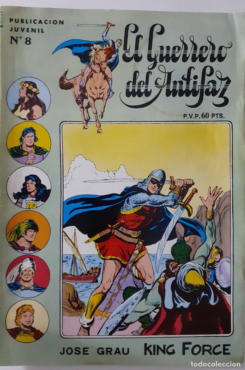 Tebeos: EL GUERRERO DEL ANTIFAZ-SERIE IN&Eacute;DITA-VALENCIANA- N&ordm; 8 -J.GRAU-LUIS BERMEJO-GAGO-1981-BUENO-LEA-8784