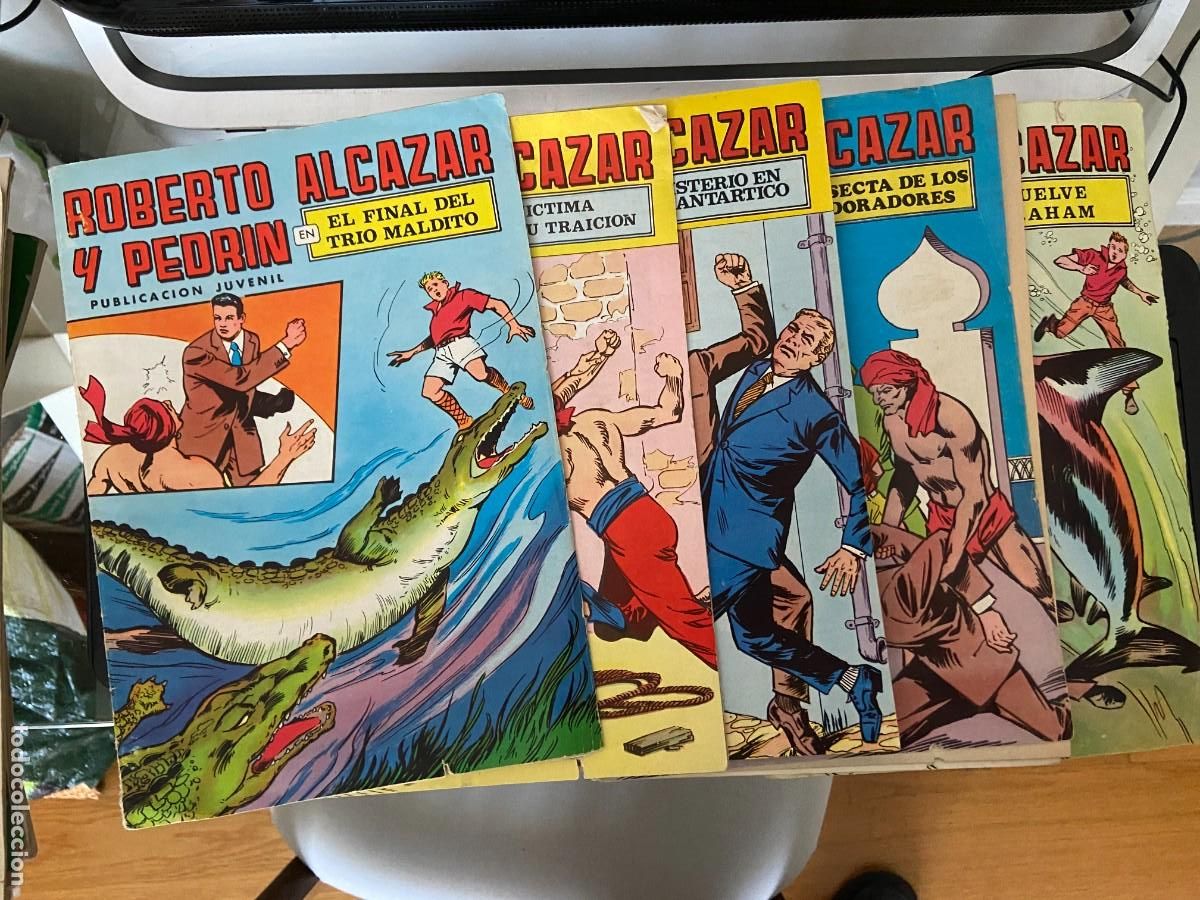 Giornalini: roberto alcazar y pedrin colon&ordm; 9-16-18-68-y 156 se venden sueltos