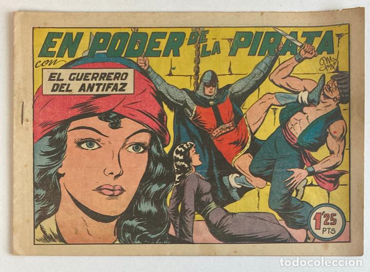 Tebeos: EL GUERRERO DEL ANTIFAZ - N&ordm;142, EN PODER DE LA PIRATA - ORIGINAL - Foto 1