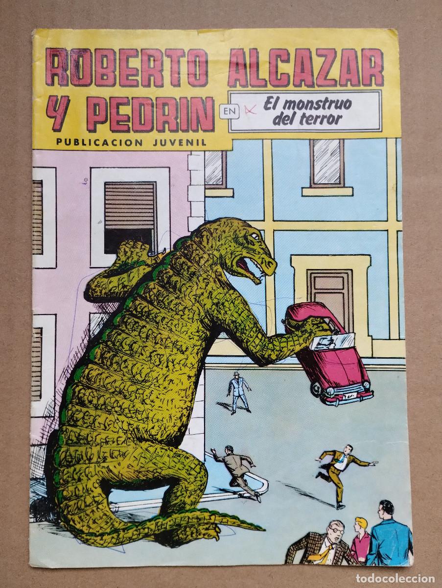Tebeos: ROBERTO ALCAZAR Y PEDRIN. EL MONSTRUO DEL TERROR. N&ordm; 233. SEGUNDA EPOCA. EDITORIAL VALENCIANA