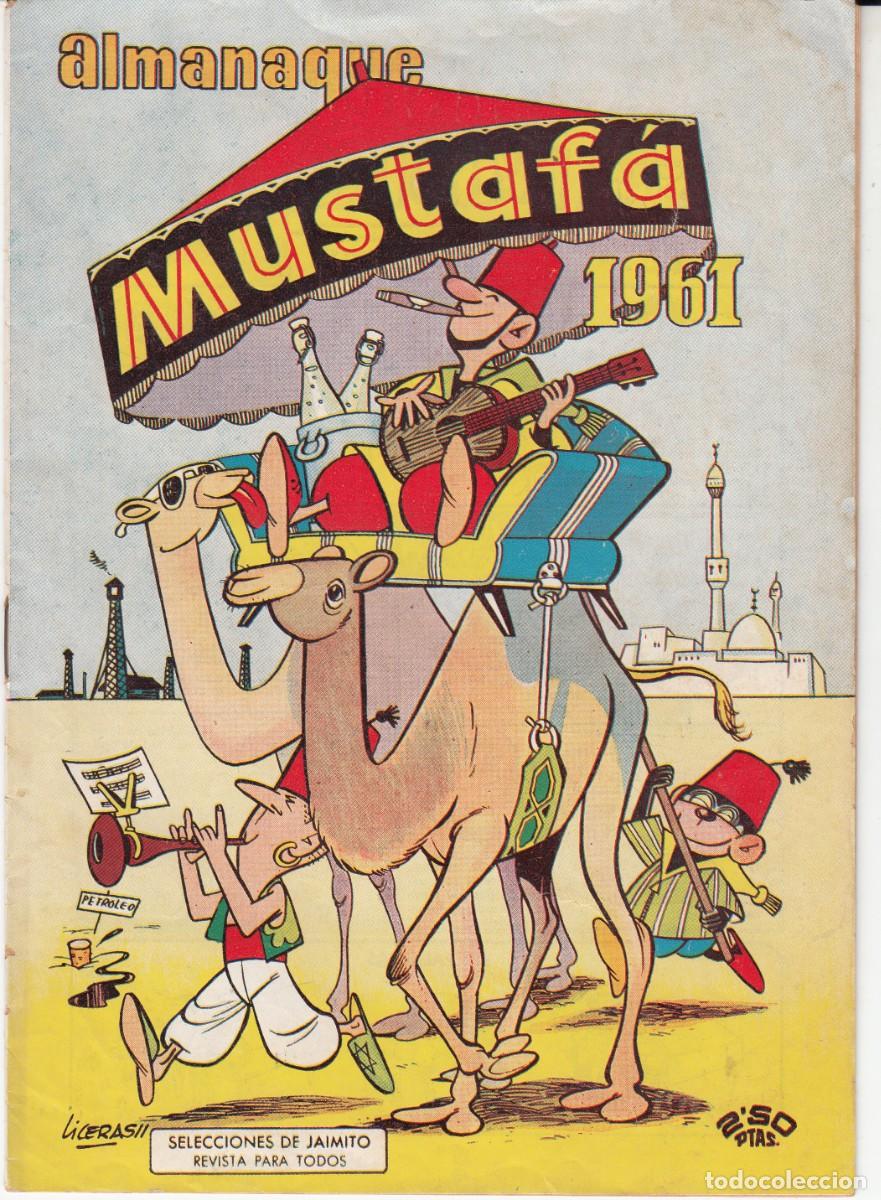Tebeos: ALMANAQUE -1961 - MUSTAF&Aacute; - - Foto 1