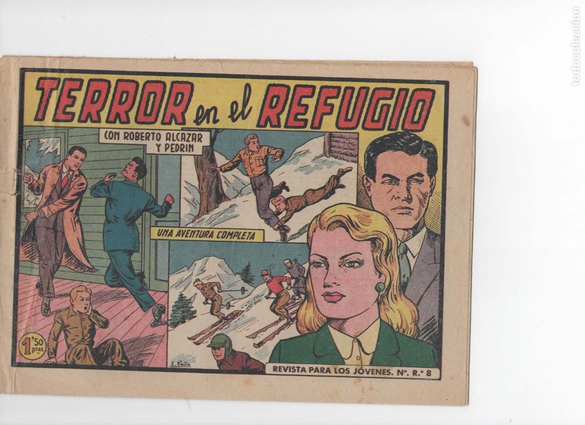Tebeos: Roberto Alcazar n&ordm; 372-TERROR EN EL REFUGIO - Foto 1