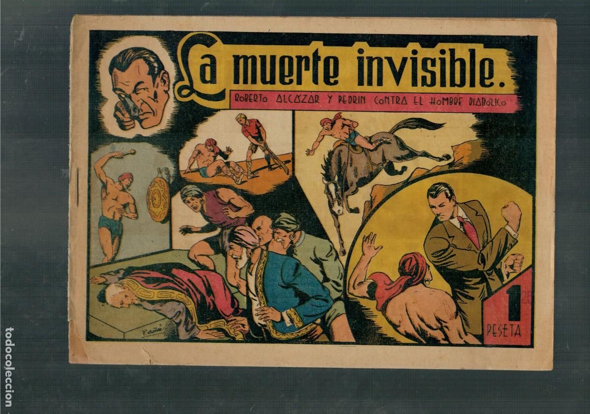 BDs: ROBERTO ALC&Aacute;ZAR Y PEDR&Iacute;N -CONTRA EL HOMBRE DIAB&Oacute;LICO- 118. VALENCIANA 1941. ORIGINAL.