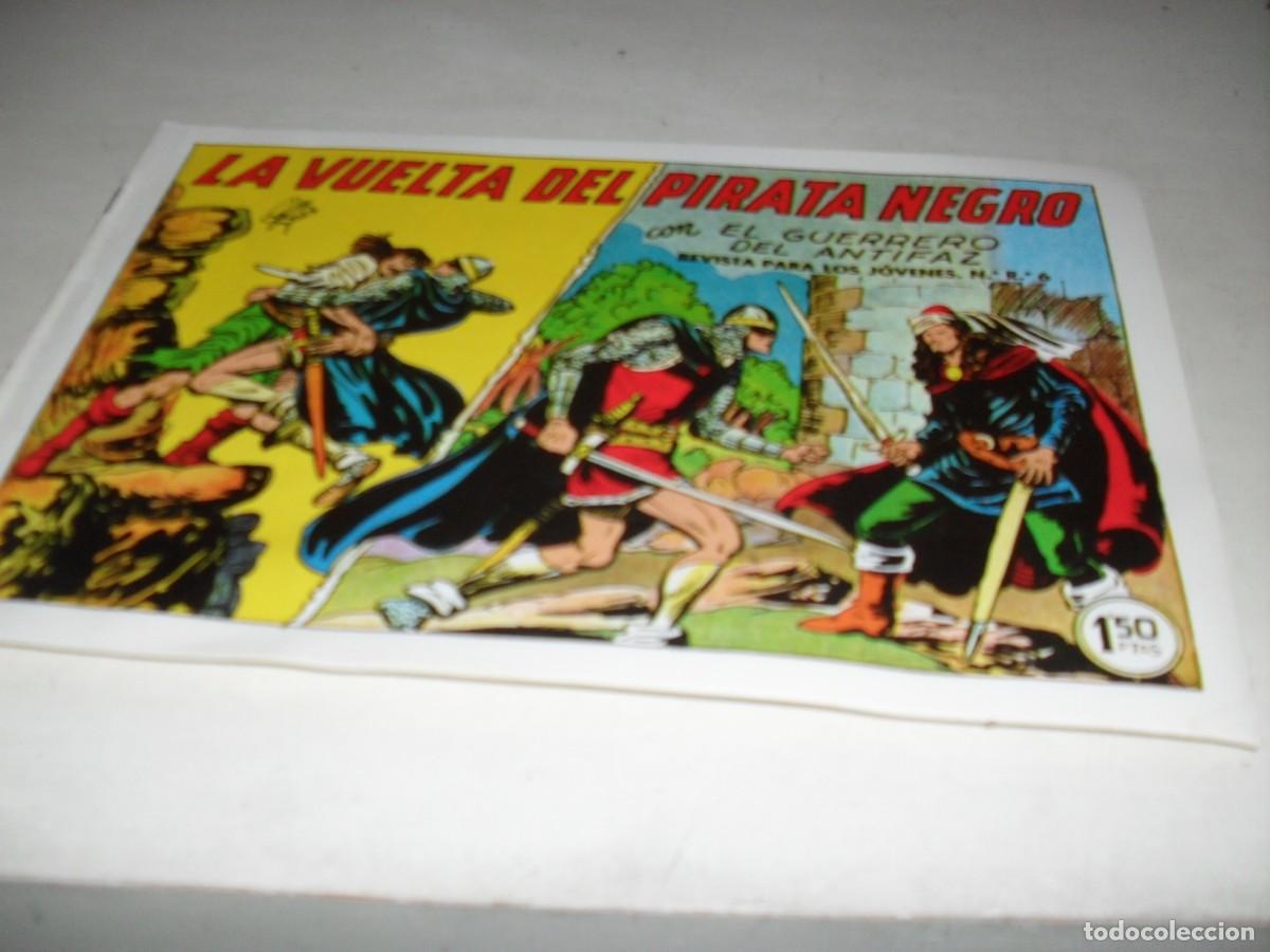 Giornalini: EL GUERRERO DEL ANTIFAZ(FACSIMIL) 322 LA VUELTA DEL PIRATA NEGRO,(DE 668).VALENCIANA,1944