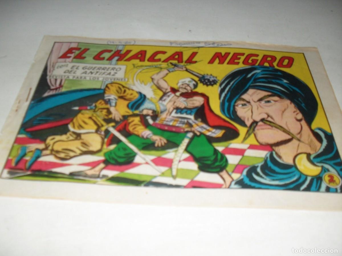 Giornalini: EL GUERRERO DEL ANTIFAZ,(ORIGINAL)540 EL CHACAL NEGRO,(DE 668).VALENCIANA,1944