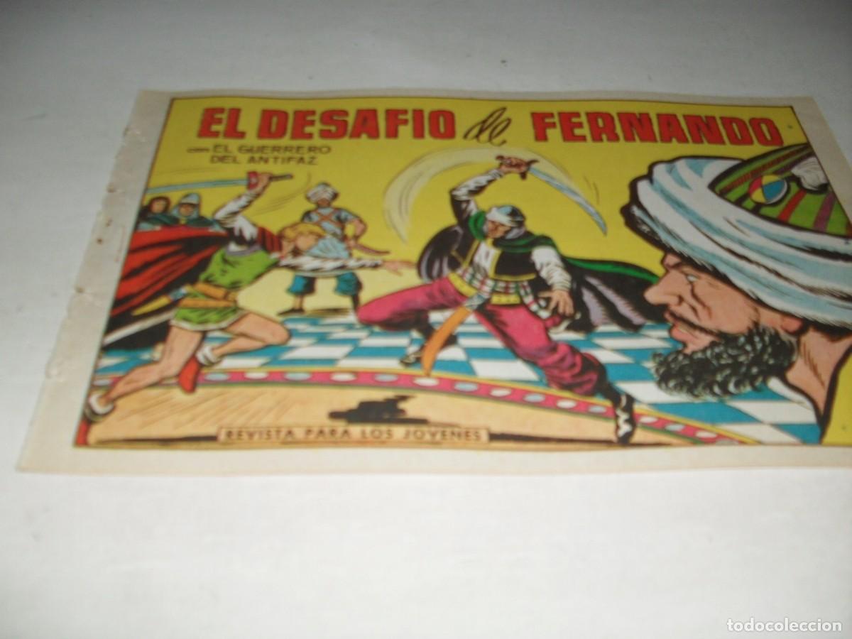 Giornalini: EL GUERRERO DEL ANTIFAZ,(ORIGINAL)536 EL DESAFIO DE FERNANDO,(DE 668).VALENCIANA,1944