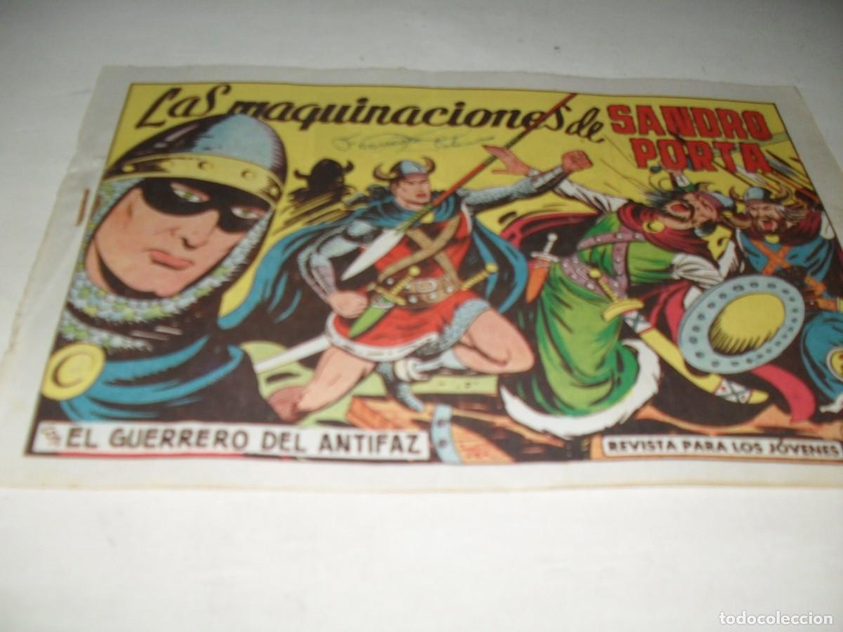 Giornalini: EL GUERRERO DEL ANTIFAZ,(ORIGINAL)483 DIBUJA MATIAS ALONSO,(DE 668).VALENCIANA,1944