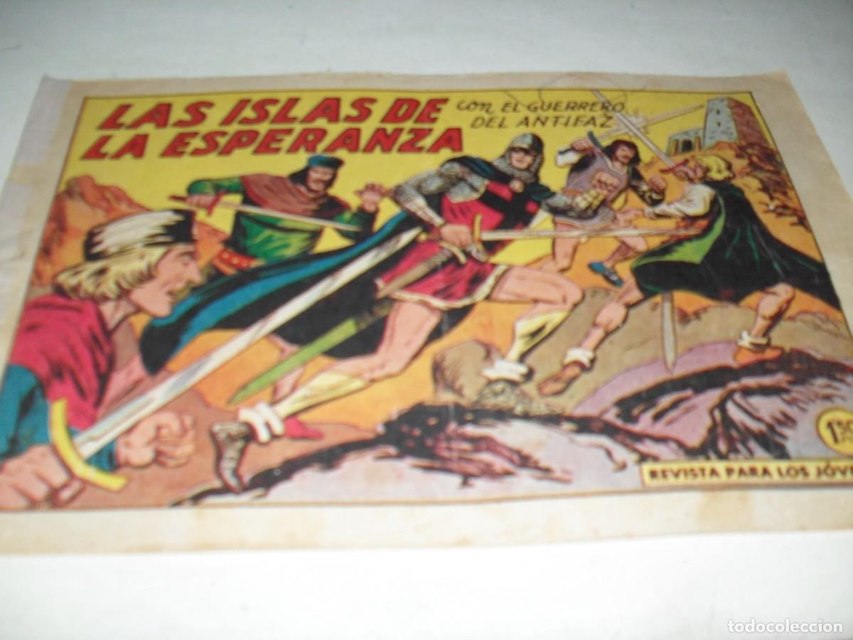 Giornalini: EL GUERRERO DEL ANTIFAZ,(ORIGINAL)374 LAS ISLAS DE LA ESPERANZA,(DE 668).VALENCIANA,1944