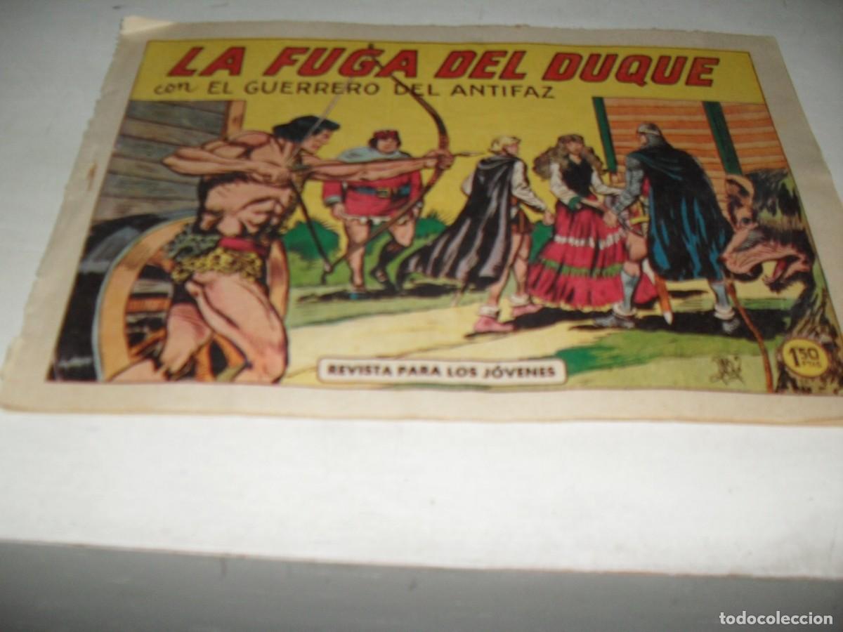 Giornalini: EL GUERRERO DEL ANTIFAZ,(ORIGINAL)365 LA FUGA DEL DUQUE,(DE 668).VALENCIANA,1944