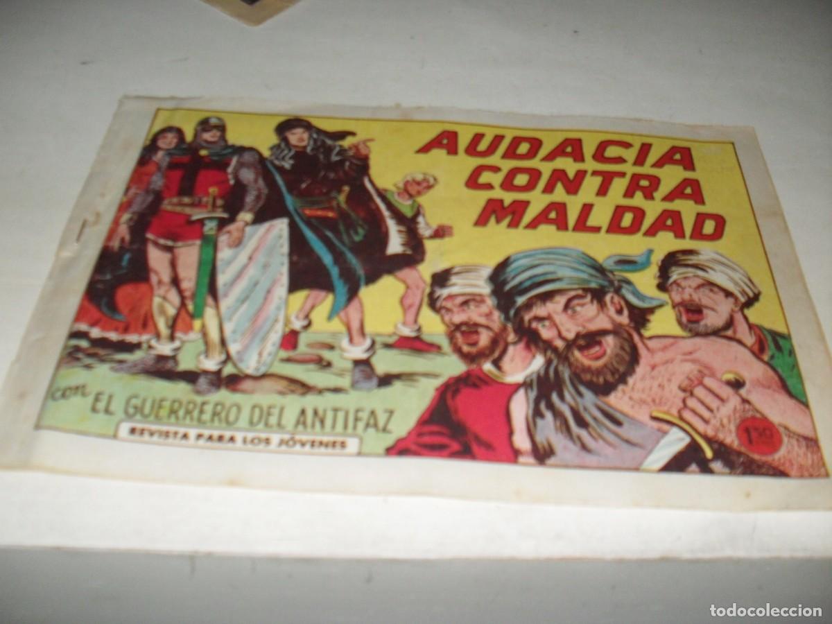 Giornalini: EL GUERRERO DEL ANTIFAZ,(ORIGINAL)360 AUDACIA CONTRA MALDAD,(DE 668).VALENCIANA,1944