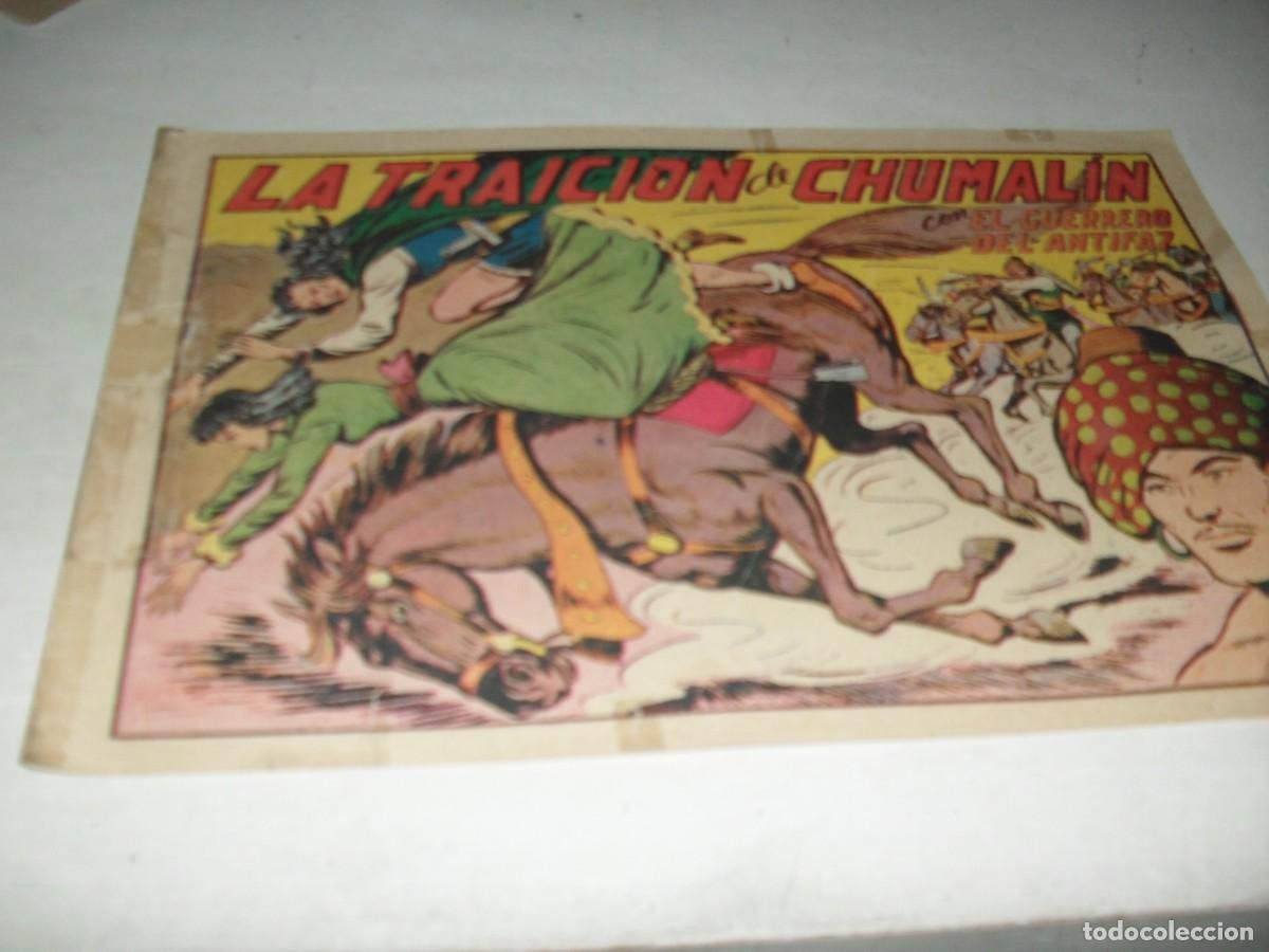Giornalini: EL GUERRERO DEL ANTIFAZ,(ORIGINAL)200 LA TRAICION DE CHUMALIN,(DE 668).VALENCIANA,1944