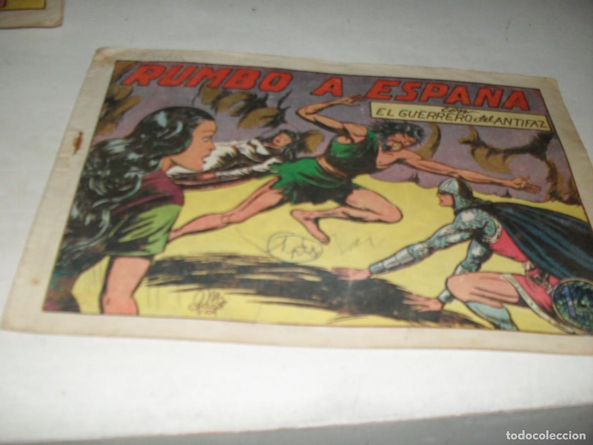 Giornalini: EL GUERRERO DEL ANTIFAZ,(ORIGINAL)124 RUMBO A ESPA&Ntilde;A,(DE 668).VALENCIANA,1944