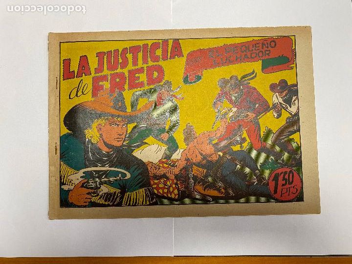 Tebeos: El peque&ntilde;o luchador 25 - Tebeo original de epoca - valenciana 1945 en muy buen estado