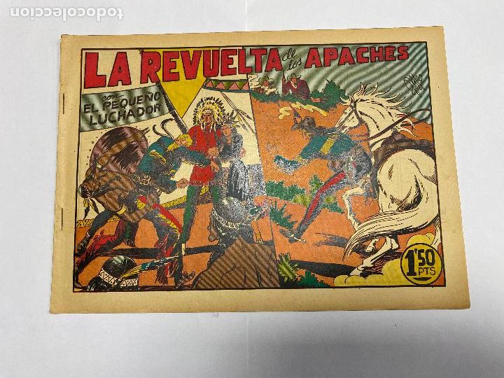 Tebeos: El peque&ntilde;o luchador 35 - Tebeo original de epoca - valenciana 1945 - en buen estado