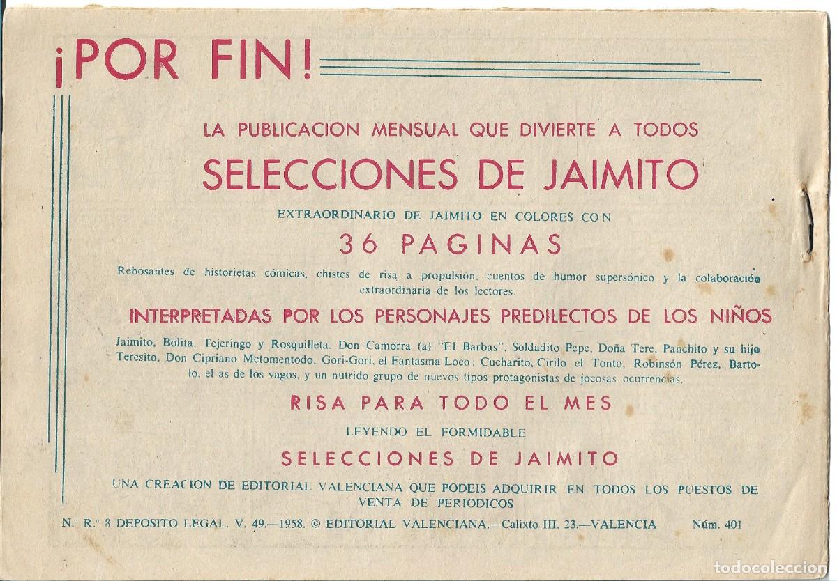 Tebeos: ROBERTO ALCAZAR ORIGINAL - NUM 401 - Foto 2