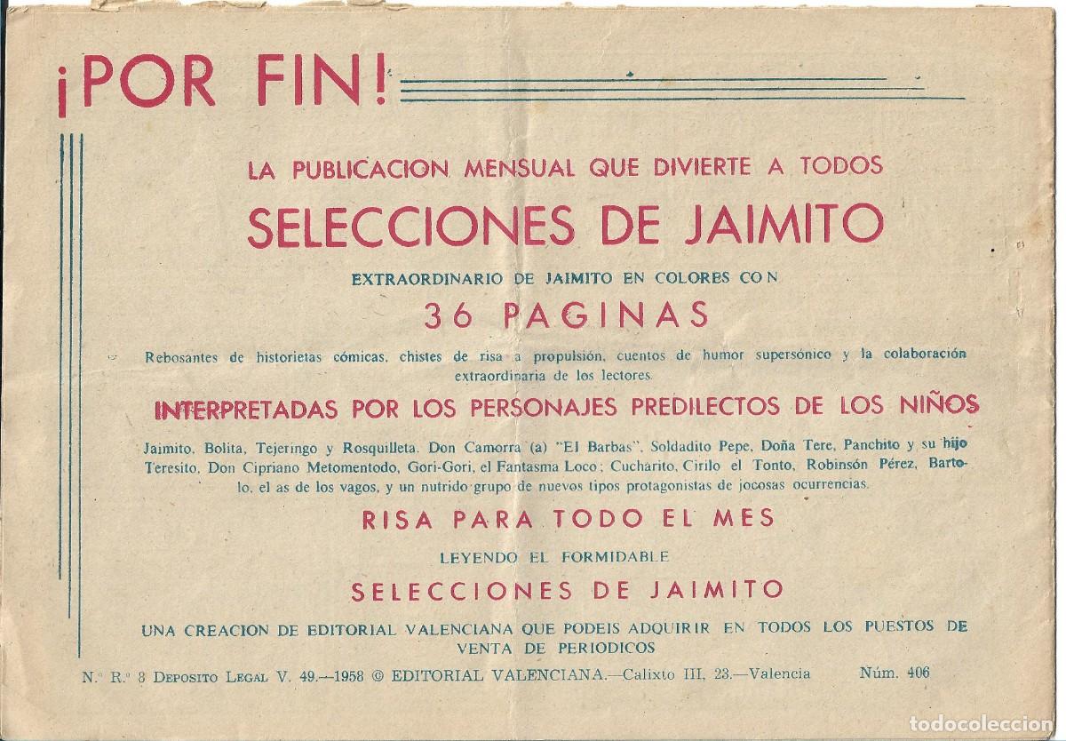 Tebeos: ROBERTO ALCAZAR ORIGINAL - NUM 406 - Foto 2