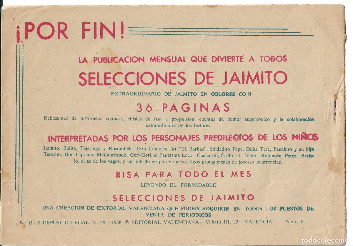 Tebeos: ROBERTO ALCAZAR ORIGINAL - NUM 421 - Foto 2