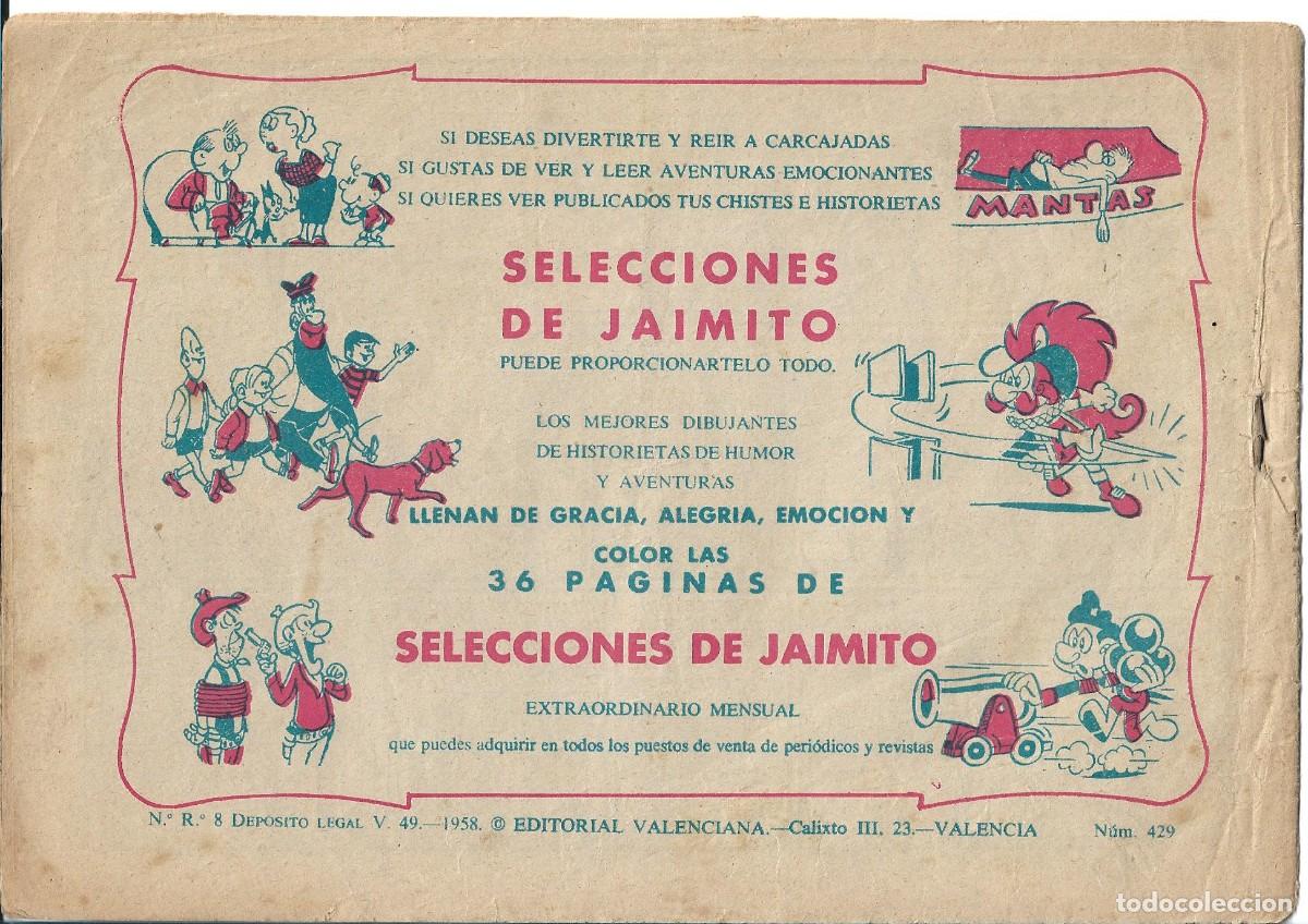 Tebeos: ROBERTO ALCAZAR ORIGINAL - NUM 429 - Foto 2