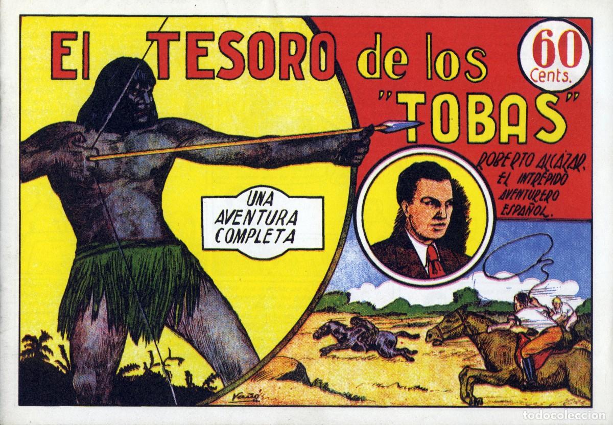 Tebeos: ROBERTO ALCAZAR Y PEDR&Iacute;N N&ordm; 4 &rdquo;EL TESORO DE LOS TOBAS&rdquo; - REEDICI&Oacute;N - ED.VALENCIANA