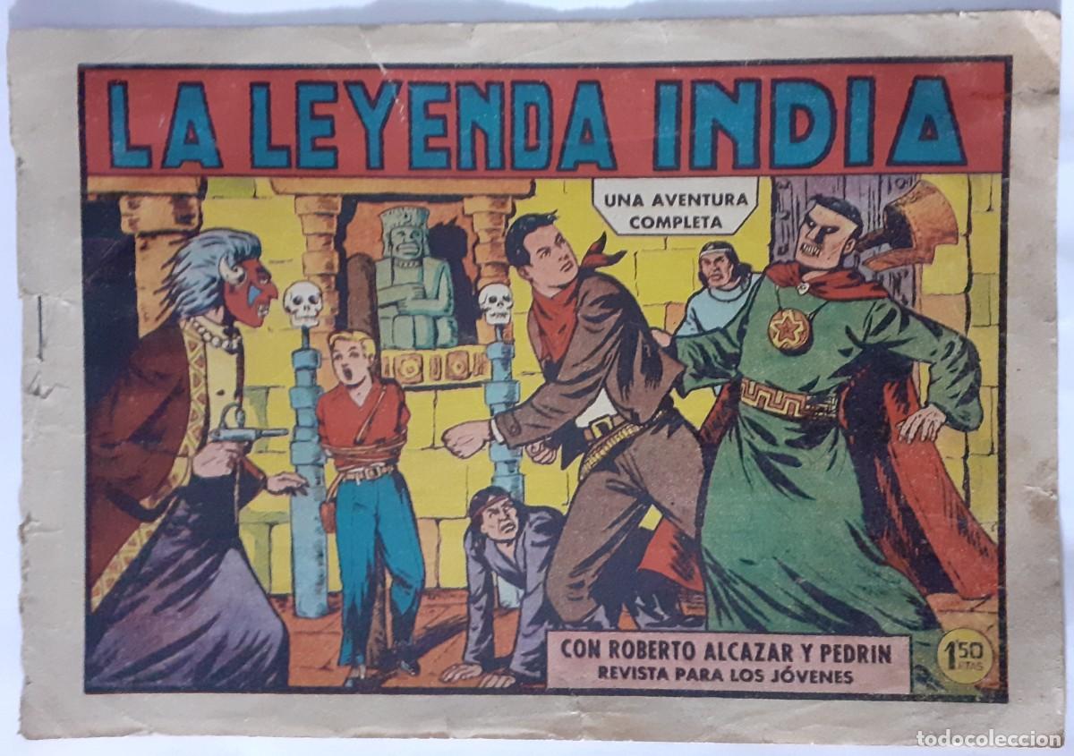 Tebeos: ROBERTO ALC&Aacute;ZAR Y PEDR&Iacute;N-CUADERNO SEMANAL -N&ordm; 412 -LA LEYENDA INDIA-1959-CORRECTO-DIF&Iacute;CIL-LEA-9727
