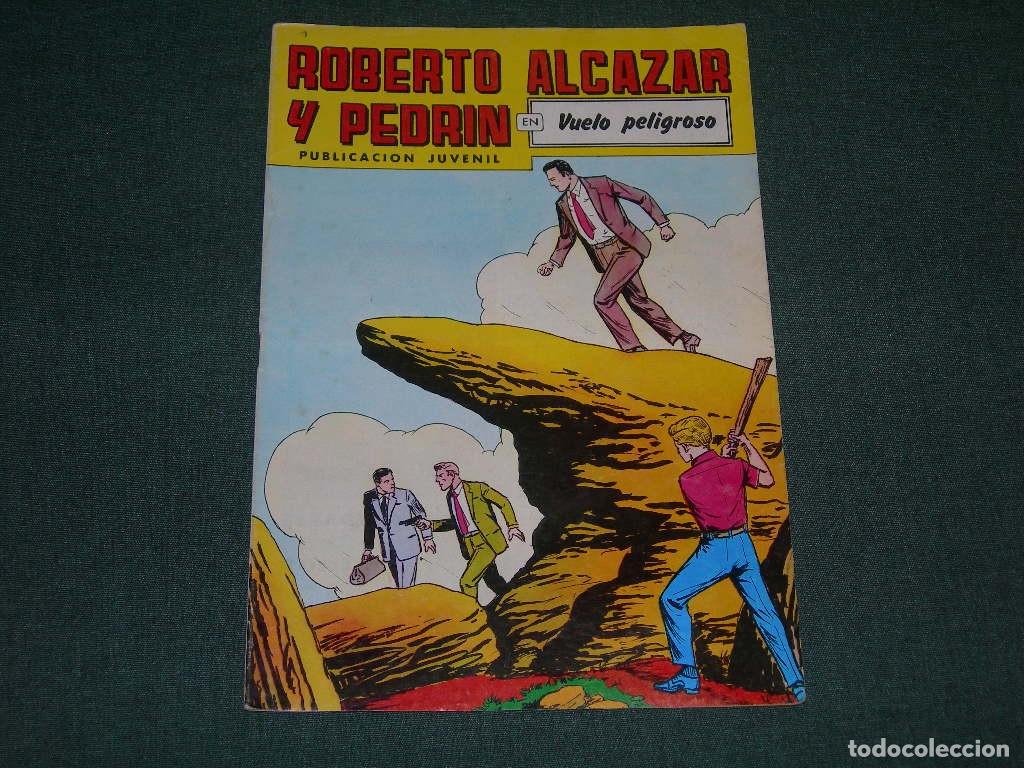 Tebeos: TEBEO ROBERTO ALC&Aacute;ZAR Y PEDR&Iacute;N N&ordm; 225 2&ordf; &Eacute;POCA - VUELO PELIGROSO - A&Ntilde;O 1980 -