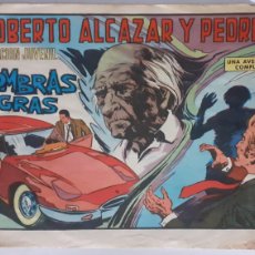 Tebeos: ROBERTO ALCÁZAR Y PEDRÍN-CUADERNILLO SEMANAL- Nº 1043 -SOMBRAS NEGRAS-1972-CASI BUENO-LEA-9761