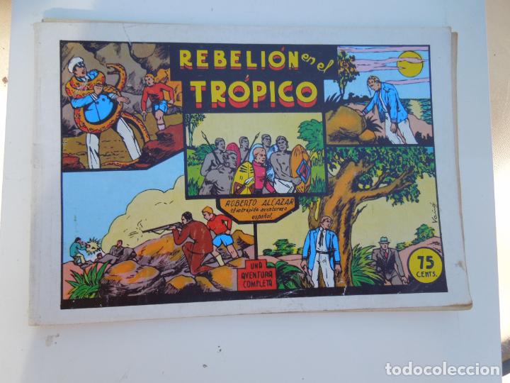 Tebeos: ROBERTO ALCAZAR Y PEDRIN N&ordm; 13-REBELION EN EL TROPICO - VALENCIANA -1981