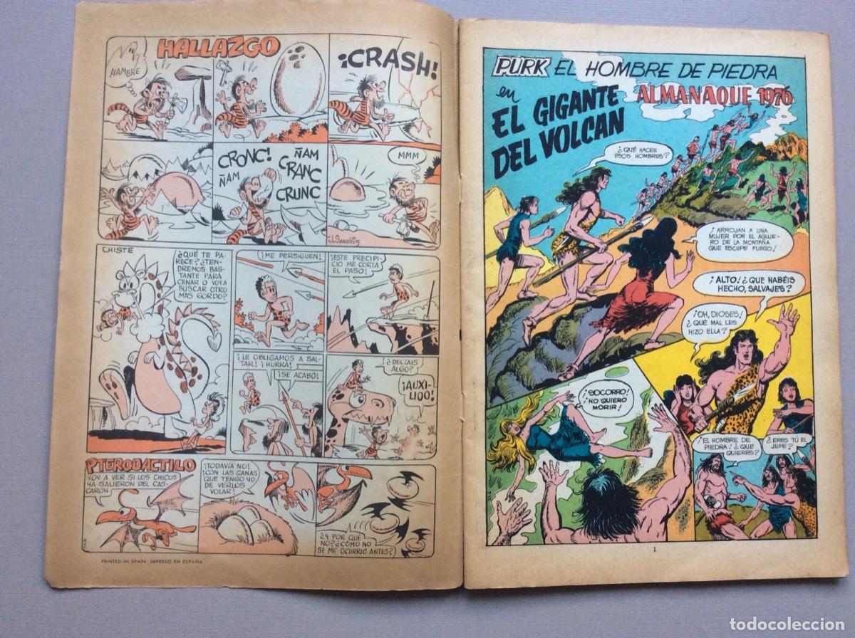 Tebeos: PURK ALMANAQUE 1976 - Foto 2