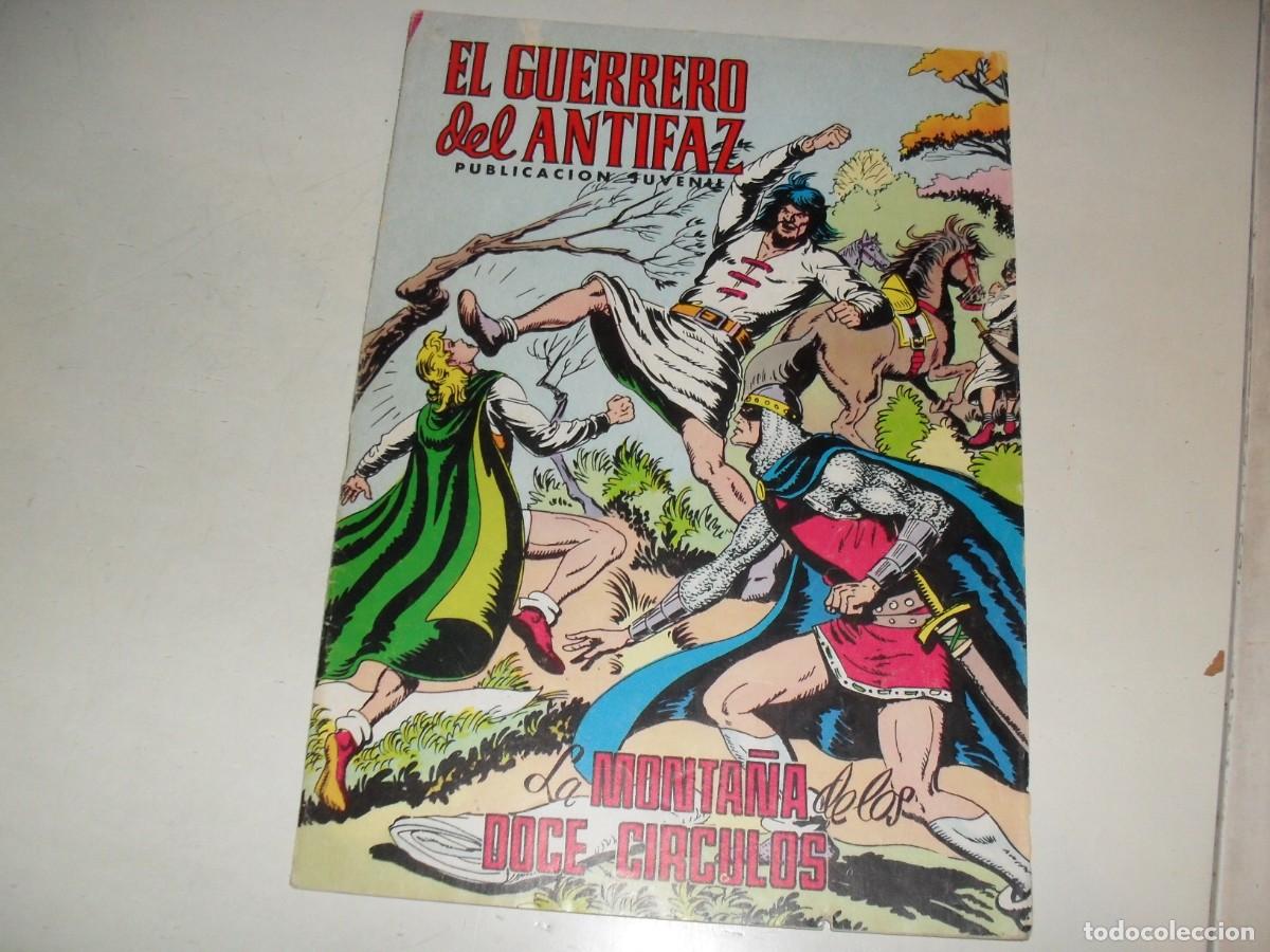 Tebeos: EL GUERRERO DEL ANTIFAZ 286 LA MONTA&Ntilde;A DE LOS 12 CIRCULOS,DE MATIAS ALONSO,(DE 343).VALENCIANA,1972