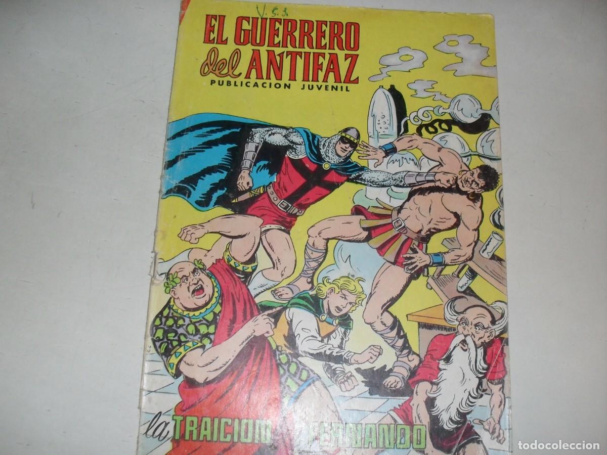 Tebeos: EL GUERRERO DEL ANTIFAZ 281 LA TRAICION DE FERNANDO,EPOCA MATIAS ALONSO,(DE 343).VALENCIANA,1972