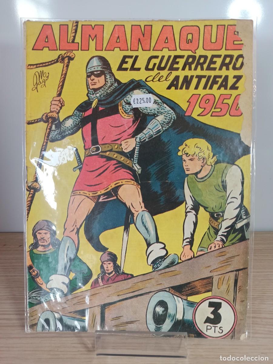 Comics: ALMANAQUE EL GERRERO DEL ANTIFAZ, a&ntilde;o 1950 (Ed. Valenciana)