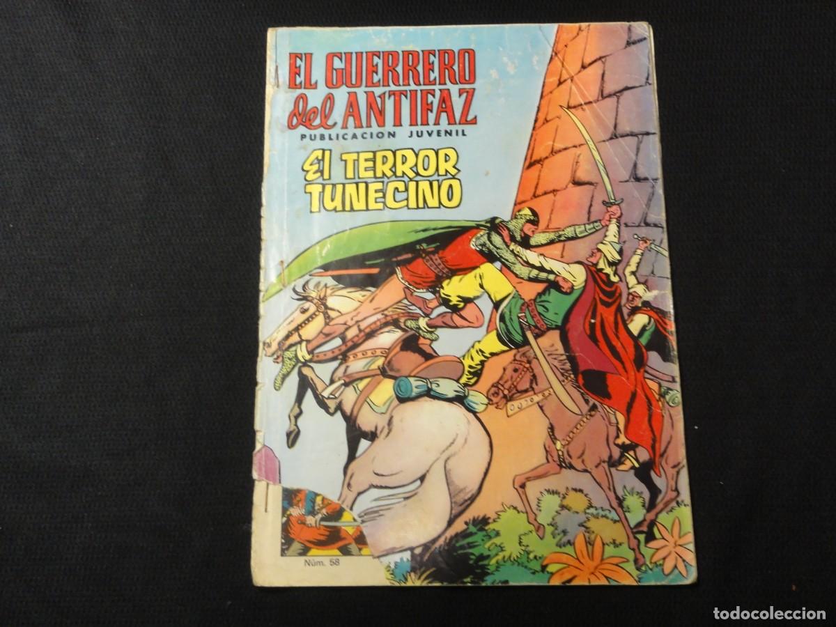 Tebeos: GUERRERO DEL ANTIFAZ. N&ordm; 58. EDITORIAL VALENCIANA. 1972-1978. C-45