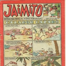 Tebeos: JAIMITO - AÑO XV - NUM. 537 - EDITORIAL VALENCIANA - CAZADOR CAZADO
