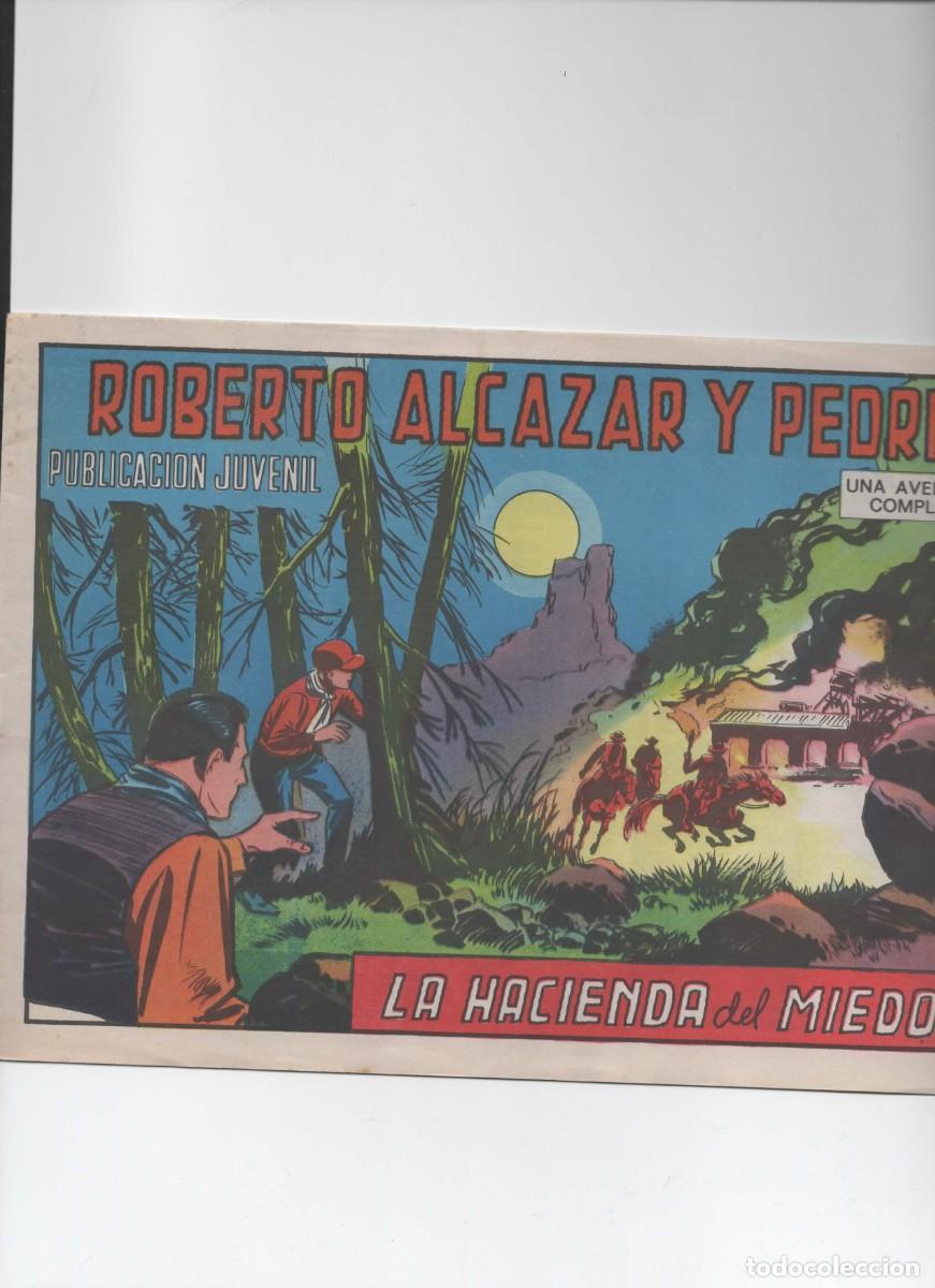 Tebeos: roberto alcazar 1179,-La hacienda del miedo
