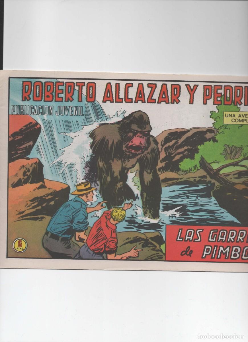 Tebeos: roberto alcazar 1180-Las garras de Pimbo