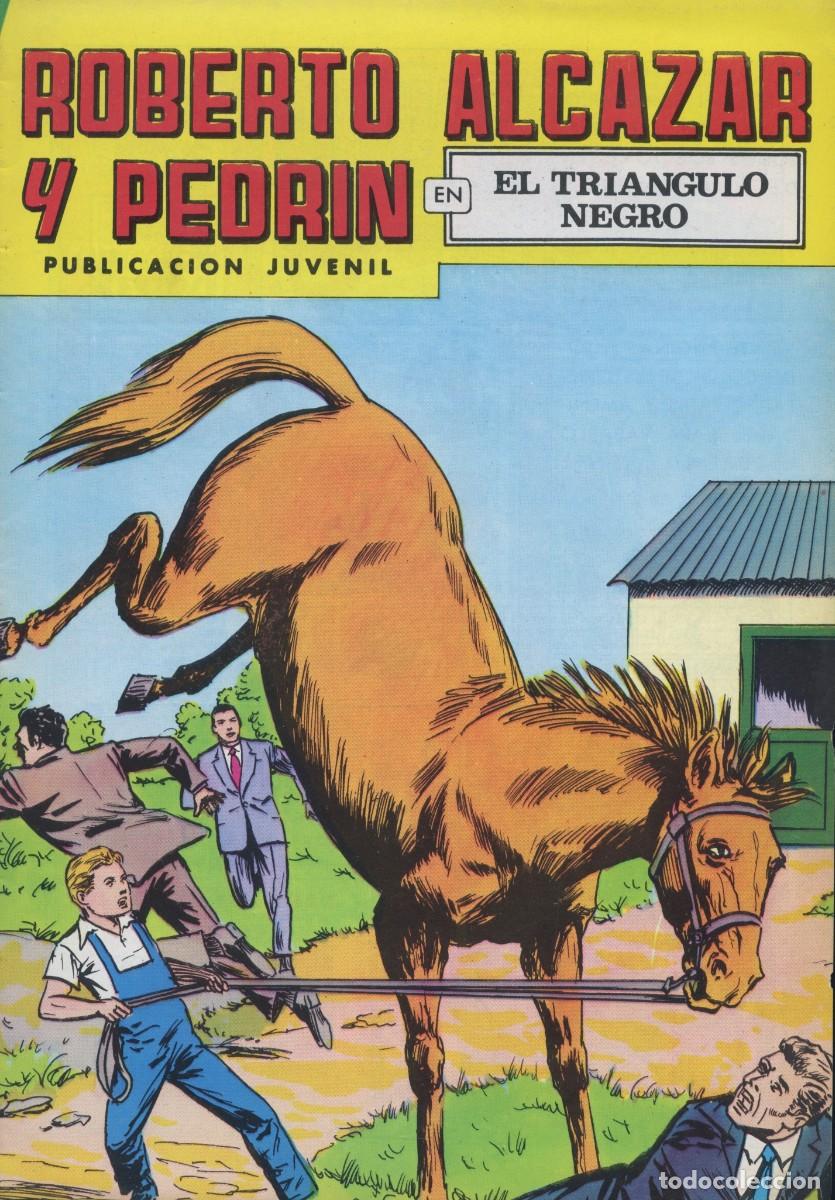 Giornalini: ROBERTO ALC&Aacute;ZAR Y PEDR&Iacute;N - 2&ordm; EPOCA N&ordm; 147- EL TRI&Aacute;NGULO NEGRO - VALENCIANA 1979