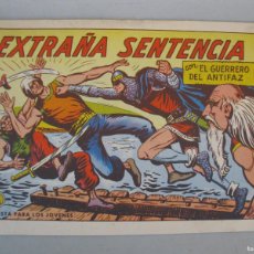 Tebeos: EL GUERRERO DEL ANTIFAZ - Nº 567 - EXTRAÑA SENTENCIA - ORIGINAL - VALENCIANA - AÑO 1964.