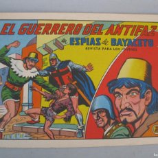 Tebeos: EL GUERRERO DEL ANTIFAZ - Nº 614 - ESPIAS DE BAYACETO - ORIGINAL - VALENCIANA - AÑO 1965.