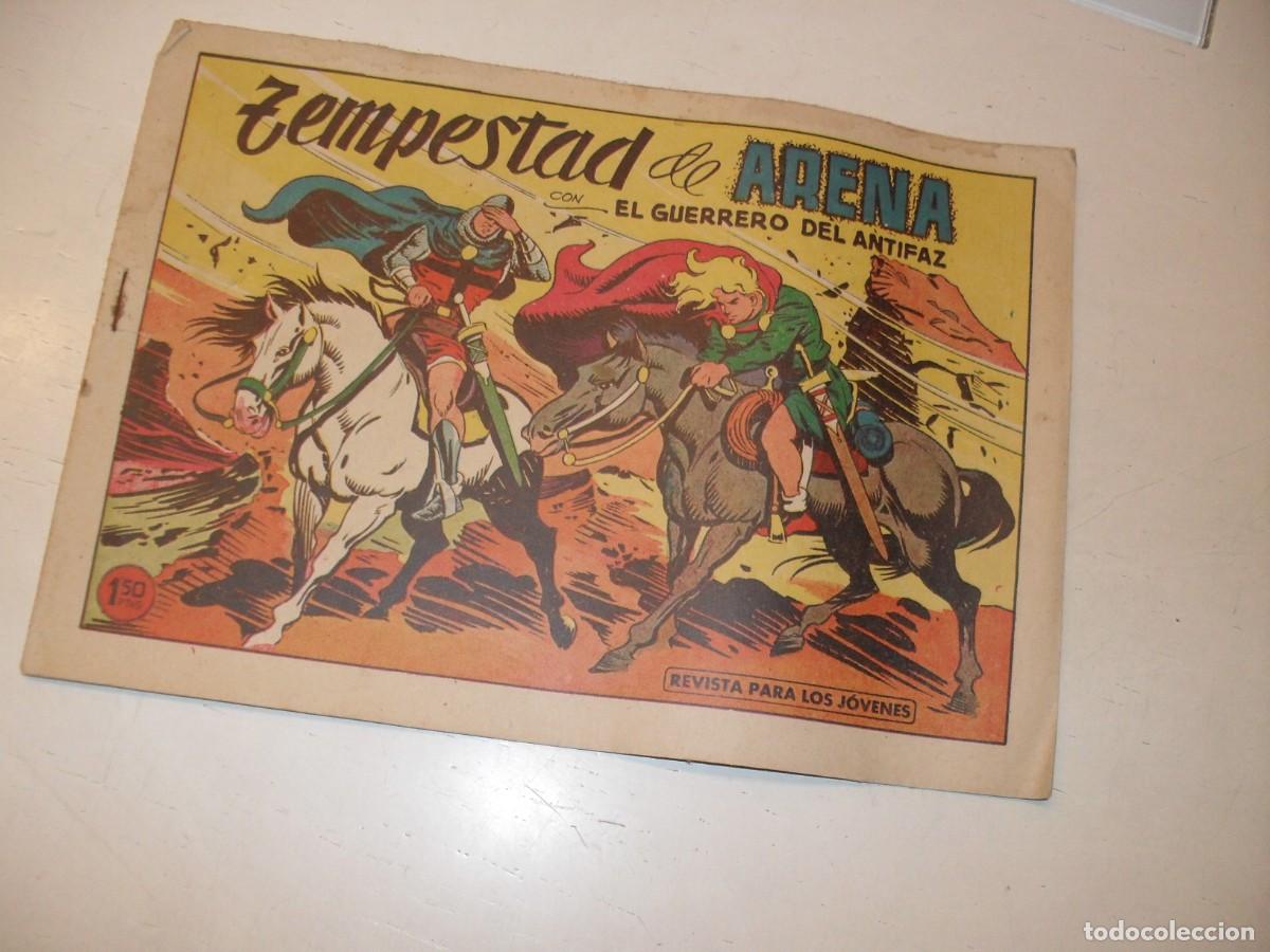 Livros de Banda Desenhada: EL GUERRERO DEL ANTIFAZ(ORIGINAL)470 TEMPESTAD DE ARENA,DE MATIAS ALONSO(DE 668).VALENCIANA,1944