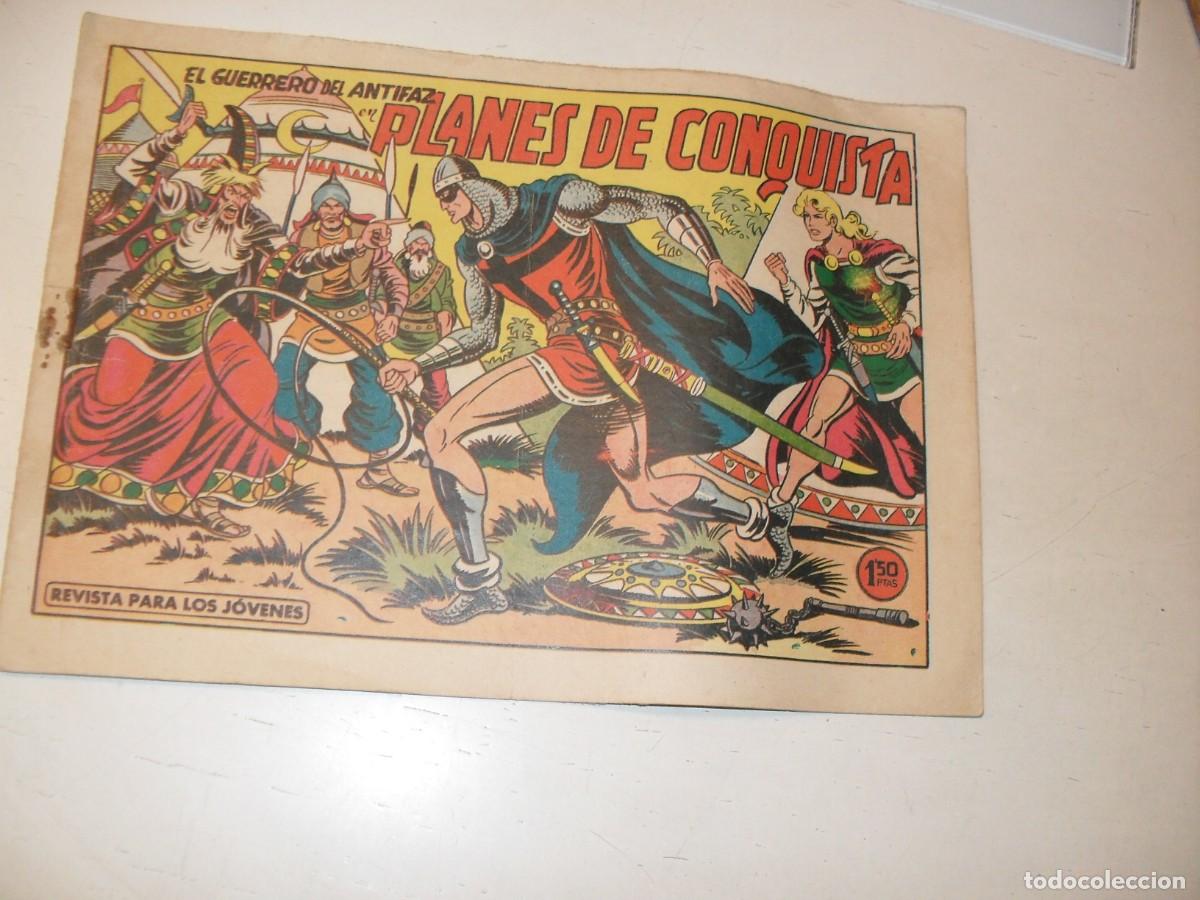 Livros de Banda Desenhada: EL GUERRERO DEL ANTIFAZ(ORIGINAL)442 PLANES DE CONQUISTA,DE MATIAS ALONSO(DE 668).VALENCIANA,1944