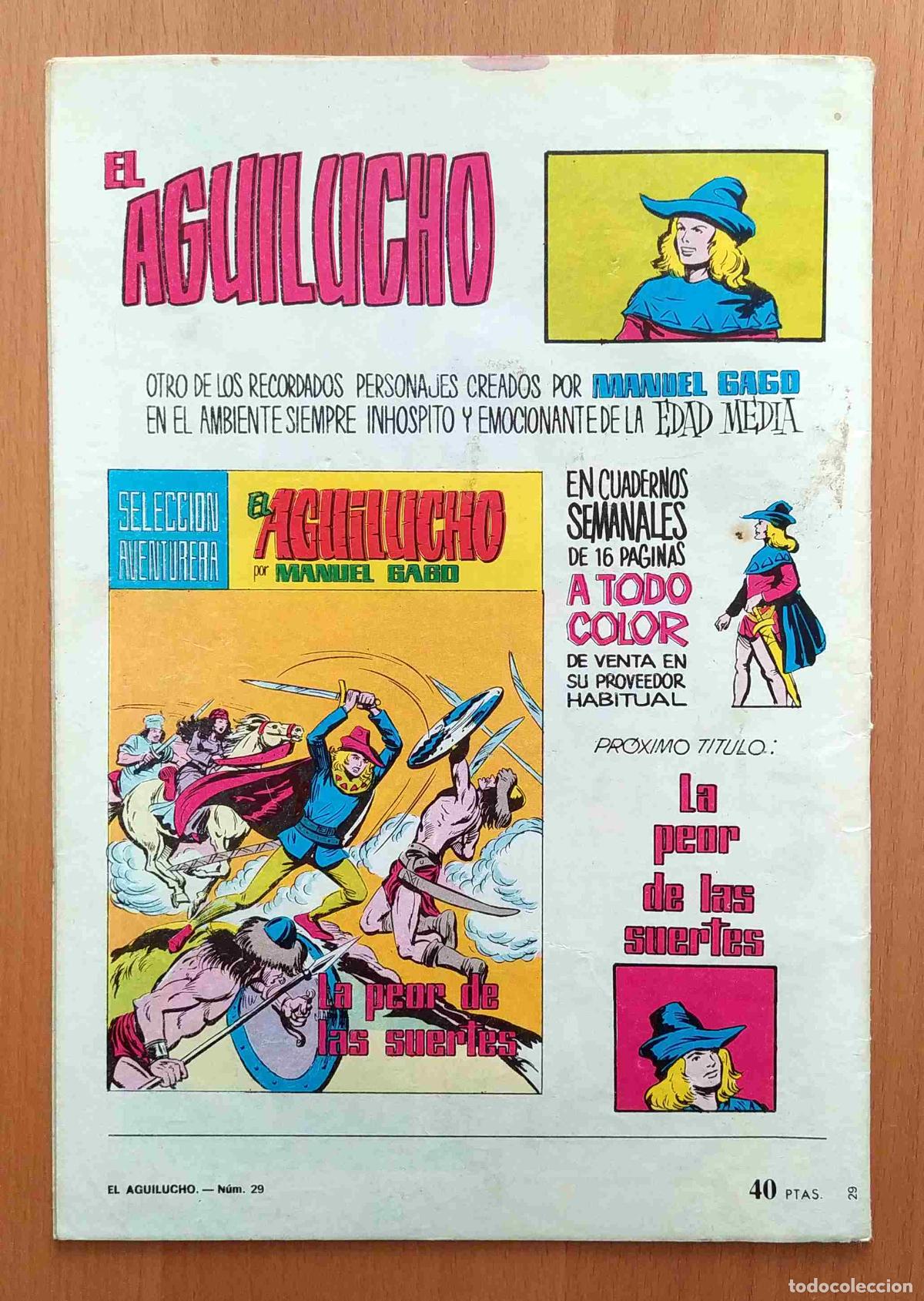Tebeos: c&oacute;mic El aguilucho n&uacute;mero 29 - Foto 2