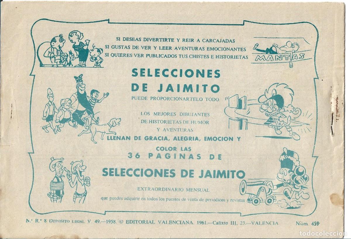 Tebeos: ROBERTO ALCAZAR ORIGINAL - NUM 459 - Foto 2